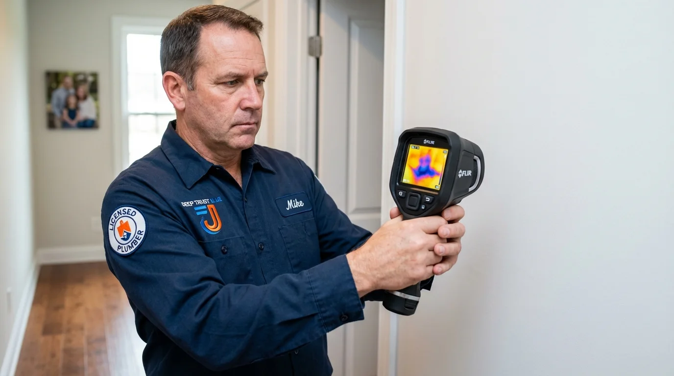 Thermal imaging leak detection by Johns Plumbing LLC in Westchester